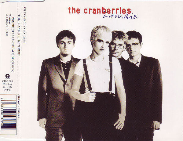 The Cranberries : Zombie (CD, Single, CD1)