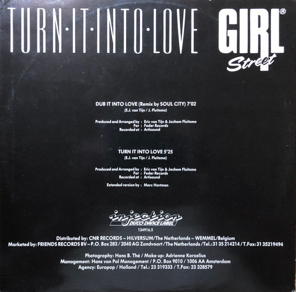 Girlstreet : Turn It Into Love (12", Maxi)