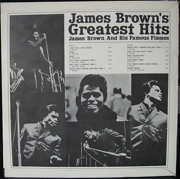 James Brown And His Famous Flames* : James Brown's Greatest Hits (LP, Comp)