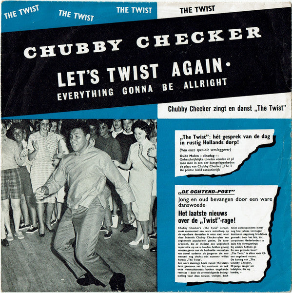 Chubby Checker : Let's Twist Again (7", Single)