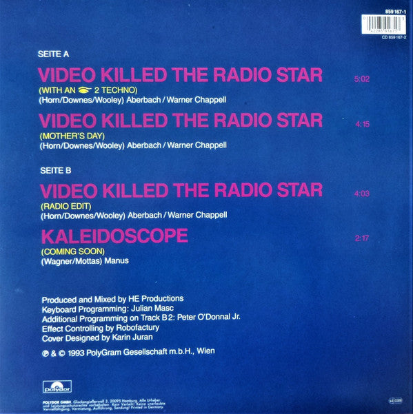 Rewind (8) Feat. Madame Denise : Video Killed The Radio Star (12")