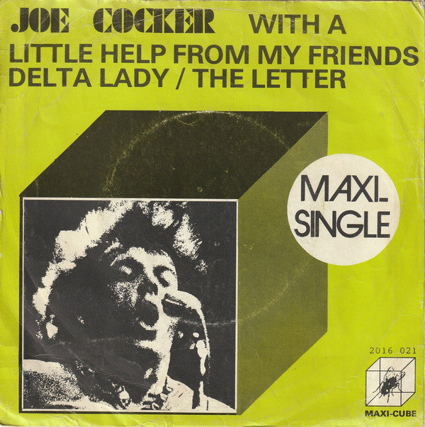 Joe Cocker : With A Little Help From My Friends / Delta Lady / The Letter (7", Maxi, 3-P)