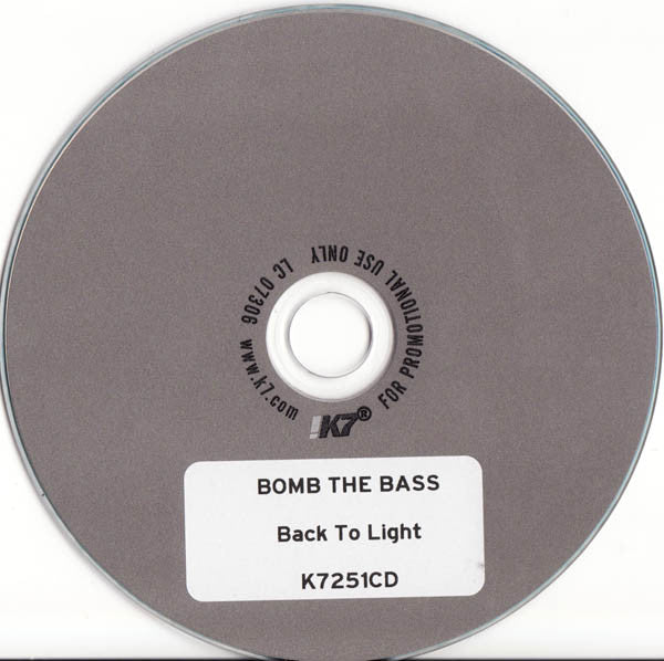 Bomb The Bass : Back To Light (CD, Album, Promo)