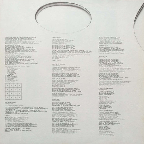 The Who : Face Dances (LP, Album)
