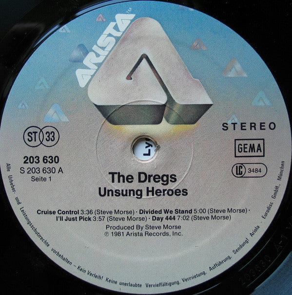Dixie Dregs : Unsung Heroes (LP, Album)