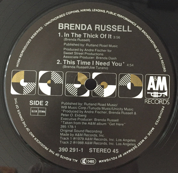 Brenda Russell (2) : Piano In The Dark (12")
