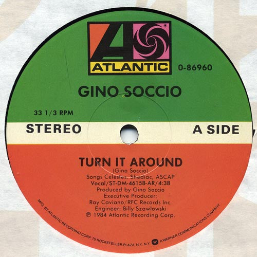 Gino Soccio : Turn It Around (12", Maxi, All)