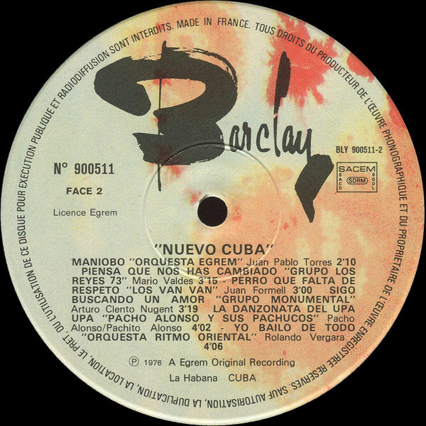 Various : Nuevo Cuba 1 (LP, Comp)