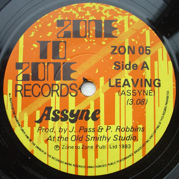 Assyne : Leaving / Good Living (7")