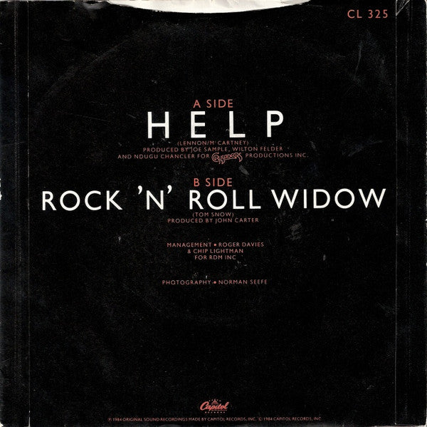 Tina Turner : Help (7", Single)