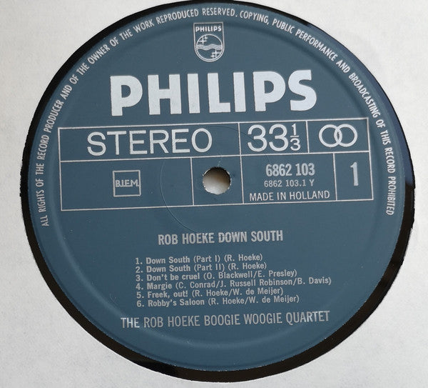 Rob Hoeke : Down South (LP, Comp, Club)