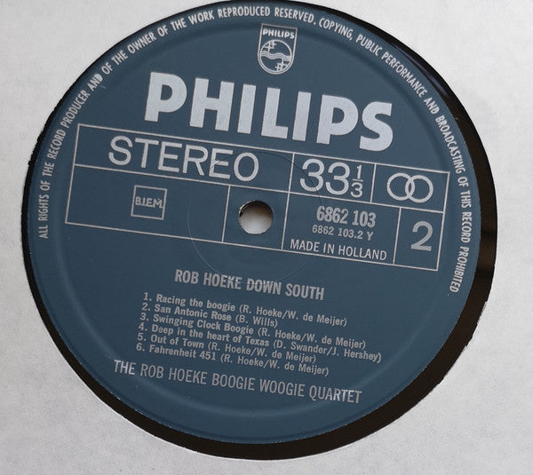 Rob Hoeke : Down South (LP, Comp, Club)