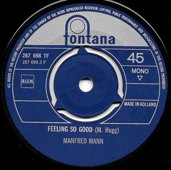 Manfred Mann : Ha! Ha! Said The Clown (7", Single, Mono)