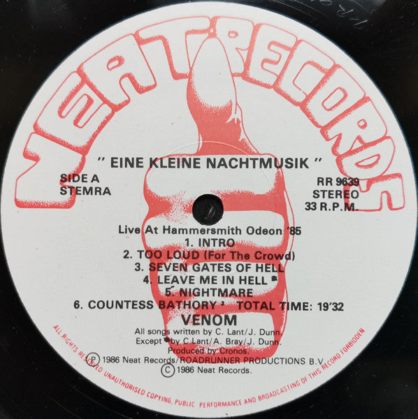 Venom (8) : Eine Kleine Nachtmusik (2xLP, Album)