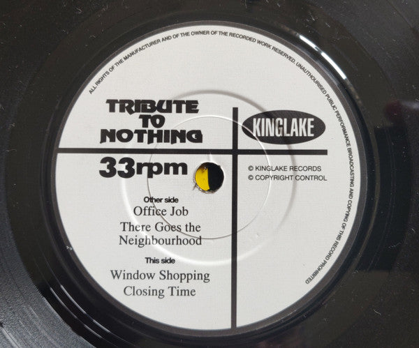 Tribute To Nothing : Office Jobs (7", EP)