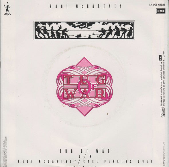 Paul McCartney : Tug Of War (7", Single)