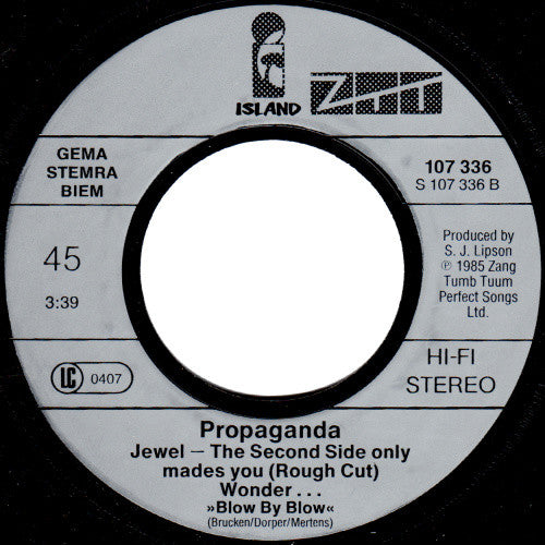 Propaganda : Duel (7", Single)