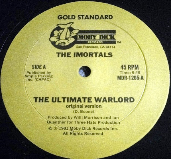 The Imortals* : The Ultimate Warlord (12")