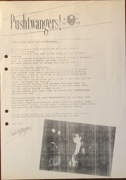 Pushtwangers : Pushtwangers (LP, MiniAlbum)