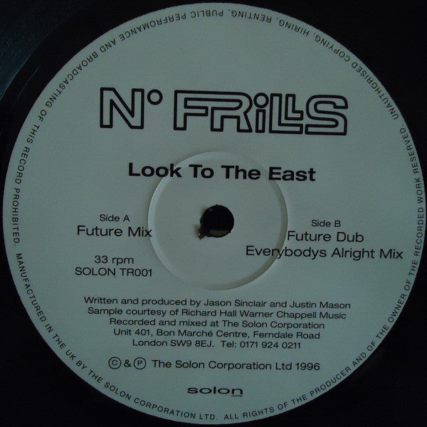 N' Frills : Look To The East (12")