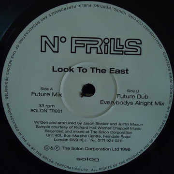 N' Frills : Look To The East (12")