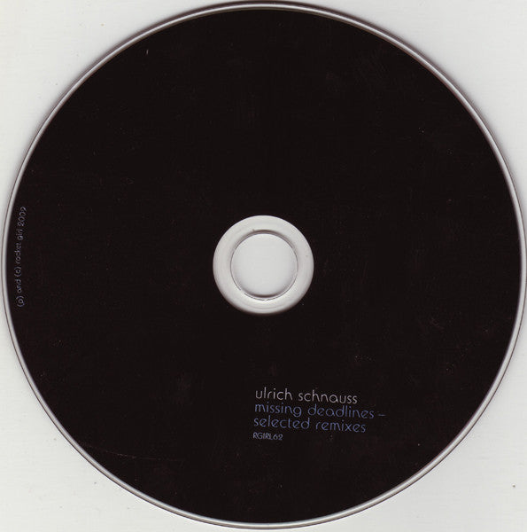 Ulrich Schnauss : Missing Deadlines - Selected Remixes (CD, Comp)