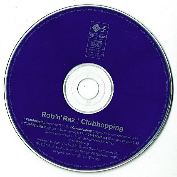 Rob 'N' Raz : Clubhopping (CD, Maxi)