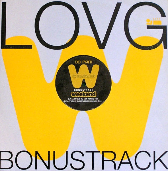 LOVG* : Bonustrack (Remixes) (12")