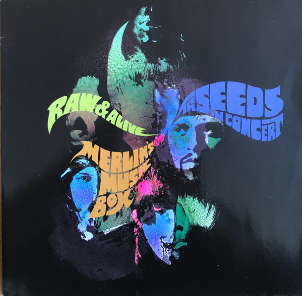 The Seeds : Raw & Alive /Merlin's Music Box (LP, Album, RE, Whi)
