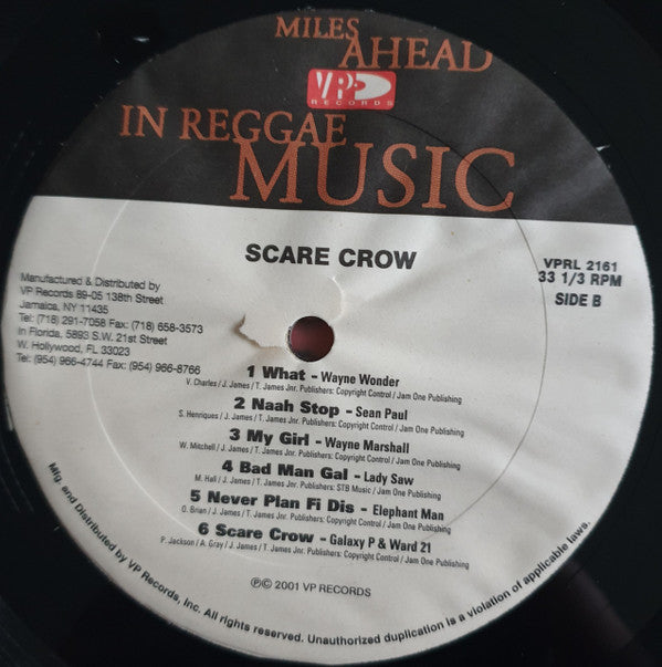 Various : Scare Crow (LP, Comp)