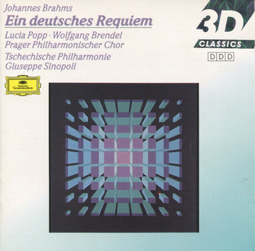 Johannes Brahms / Lucia Popp, Wolfgang Brendel, Prague Philharmonic Chorus, The Czech Philharmonic Orchestra, Giuseppe Sinopoli : Ein Deutsches Requiem (CD, Album, RE)