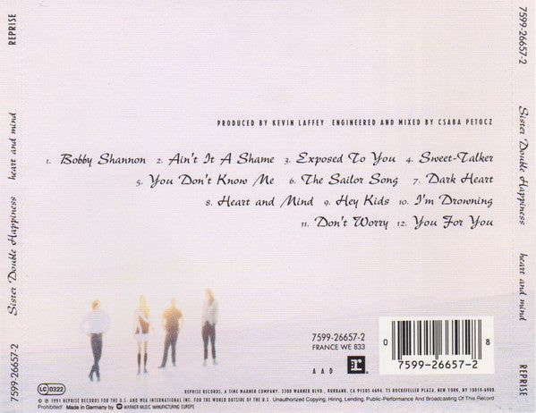 Sister Double Happiness : Heart And Mind (CD, Album)