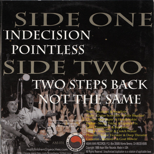 Mail Order Children : Thinking Of Raising A Family (7", EP)