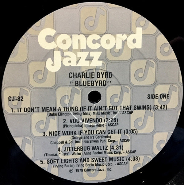 Charlie Byrd : Bluebyrd (LP, Album)