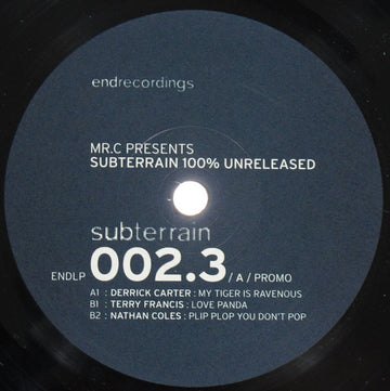 Various : Mr. C Presents Subterrain 100% Unreleased (Disc 3) (12", Promo)