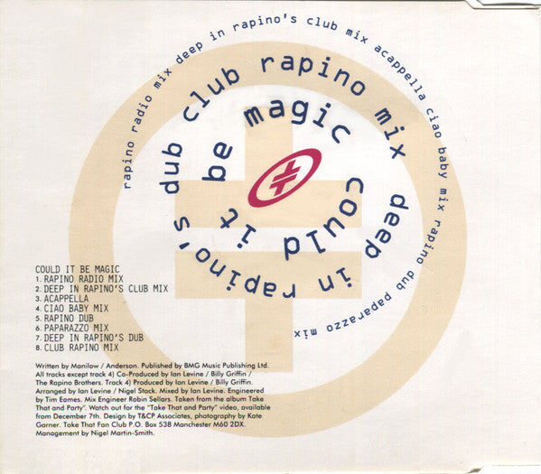 Take That : Could It Be Magic (CD, Single)