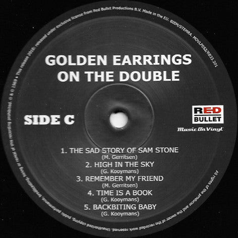 Golden Earrings* : On The Double (2xLP, Album, RE)