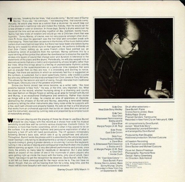 Dave Burrell : High Won - High Two (2xLP, Album)