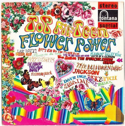 Various : Top Fifteen Flower Power (LP, Comp)