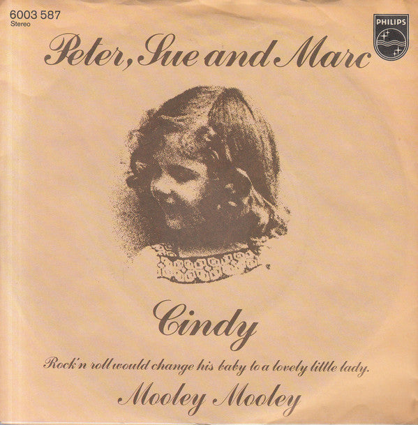 Peter, Sue & Marc : Cindy (7", Single)