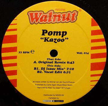 Pomp : Kazoo (12")