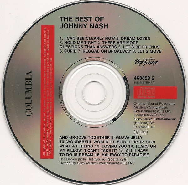 Johnny Nash : The Best Of (CD, Comp, RE)