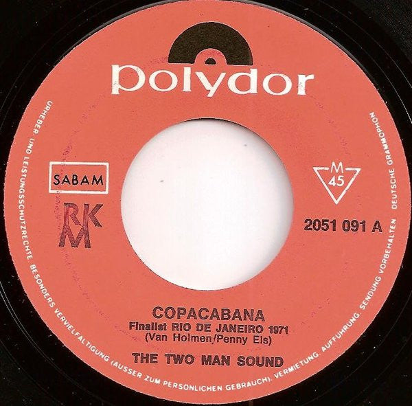 Two Man Sound : Copacabana (7", Single)