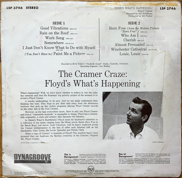 Floyd Cramer : Here's What's Happening! (LP, Album)