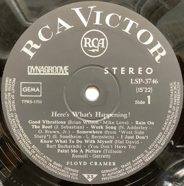 Floyd Cramer : Here's What's Happening! (LP, Album)