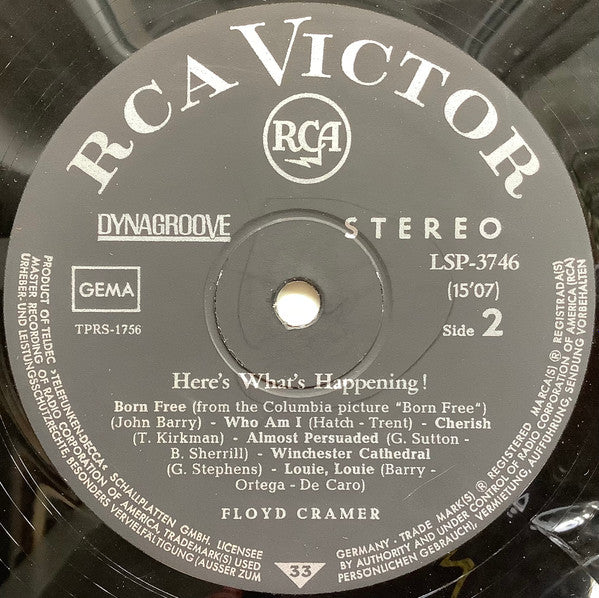 Floyd Cramer : Here's What's Happening! (LP, Album)