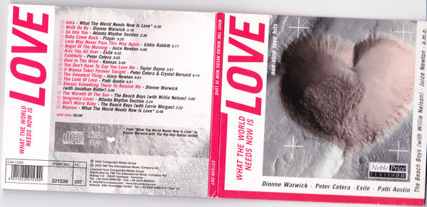Various : What The World Needs Now Is Love (CD, Comp, Dig)