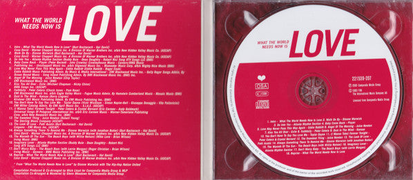 Various : What The World Needs Now Is Love (CD, Comp, Dig)
