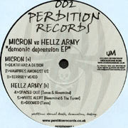 Micron vs Hellz Army : Demonic Depression EP (12", EP)