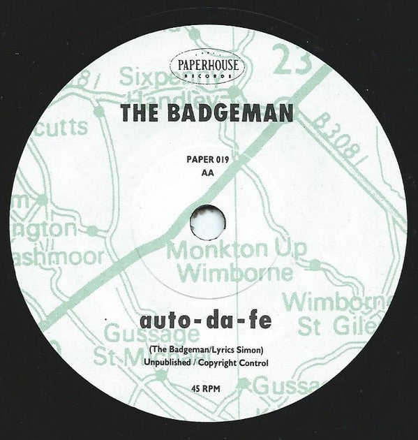 The Badgeman : English Road Song (7", Single)